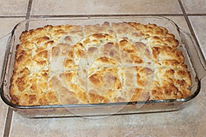 Butter Swim Biscuits with ingredients