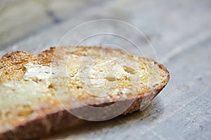 Butter on toast