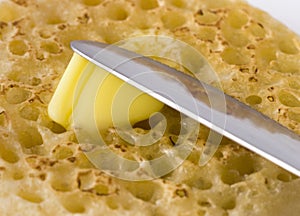 Buttered Crumpet