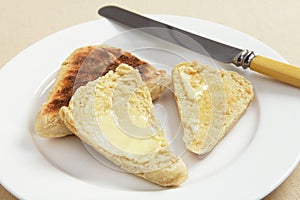 Buttered griddle scone