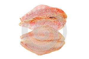 Butterflied red mullet photo