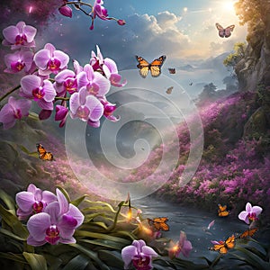 Butterflies in migration photo