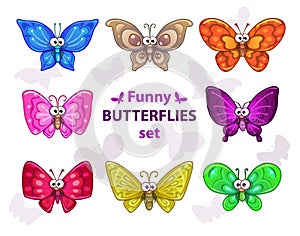 Butterflies set