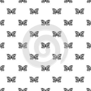 Butterfly with abstract patterning on wings icon