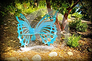 Butterfly bench