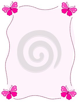 Butterfly border / frame