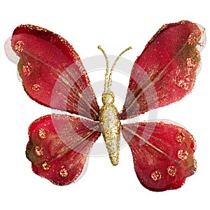 Butterfly Christmas tree ornament