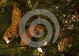 Butterfly Christmas tree ornament