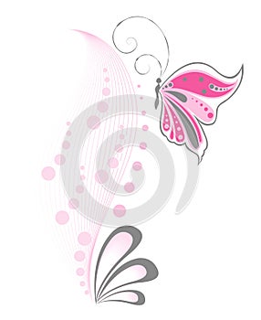 Butterfly decoration photo