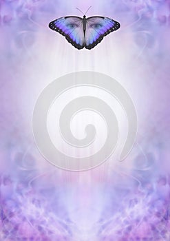 Butterfly Eyes Spiritual Concept Template