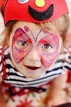 Butterfly Face Painting