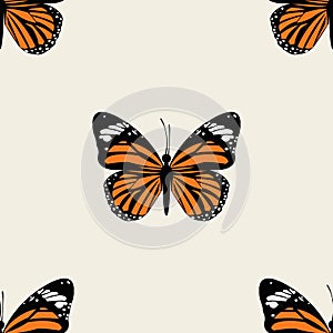 Butterfly groovie pattern