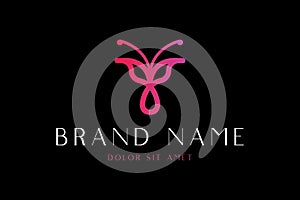 Butterfly logo design premium design
