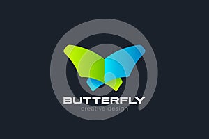 Butterfly Logo design vector template