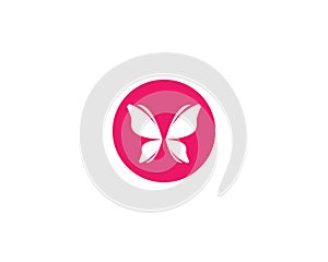 Butterfly logo vector icon