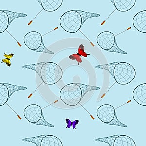 Butterfly net pattern