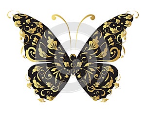 Butterfly, ornate for your design