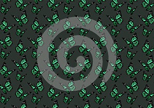 Butterfly pattern background wallpaper design