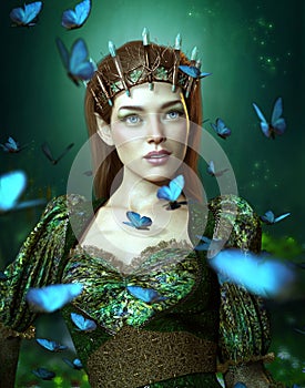 Butterfly Queen, 3d Computer Graphics