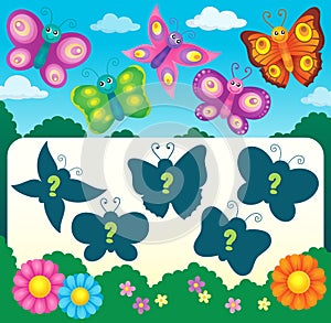 Butterfly riddle theme image 3 photo