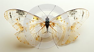 Butterfly is seen in glass case at the Natural History Museum in London Tuesday Jan. 8 2013. It was bought by