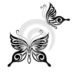 Butterfly tattoo style