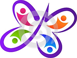 Butterfly team logo