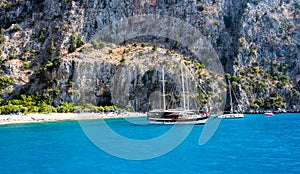 Butterfly Valley Turkish: Kelebekler Vadisi is a valley in Fethiye