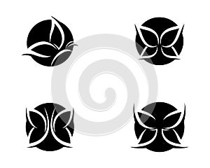 Butterfly vector icon illustration design