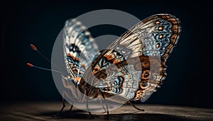 butterfly wing displays fragility and elegance generated by AI