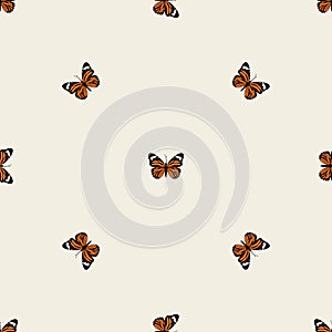 Butterfly groovie pattern