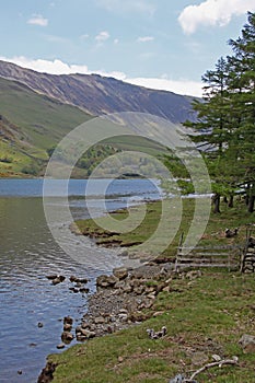 Buttermere, view of lake and fells