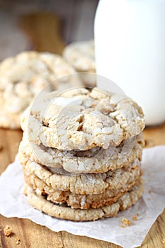 Butterscotch Crinkle Cookies