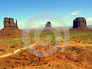 The buttes in Monument Valley, Arizona, USA