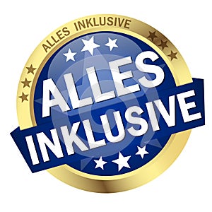 Button with Banner all inclusive (in german