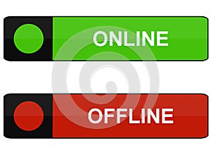Button Banner for Web: Online and Offline
