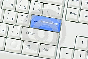 Button of communicate photo