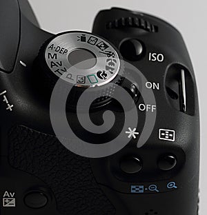 Button on digital camera