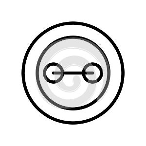 Button fill inside vector icon which can easily modify or edit
