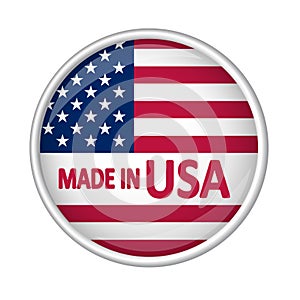 Button - MADE IN USA