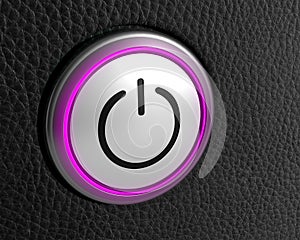 Button power start symbol technology push