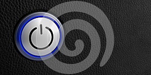 Button power start symbol technology push