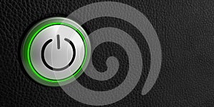 Button power start symbol technology push