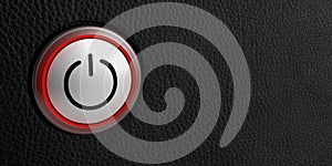 Button power start symbol technology push