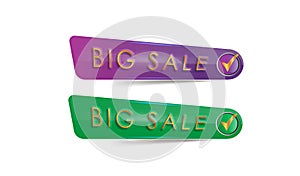 Button Sale Vector File Eps