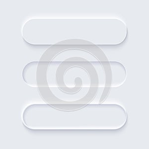 Button shadow round square app minimal modern vector ui layout. Neomorphism button shape