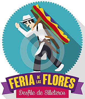 Diseno a cintas Colombiana flores ilustraciones 