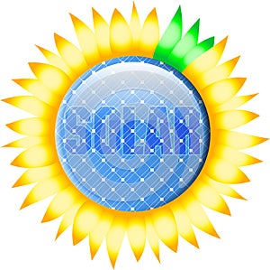 Button_solar_sunflower