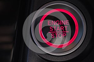 Button start and engine stop