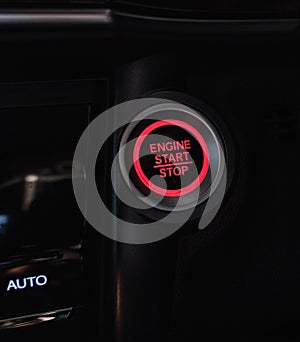 Button start and engine stop